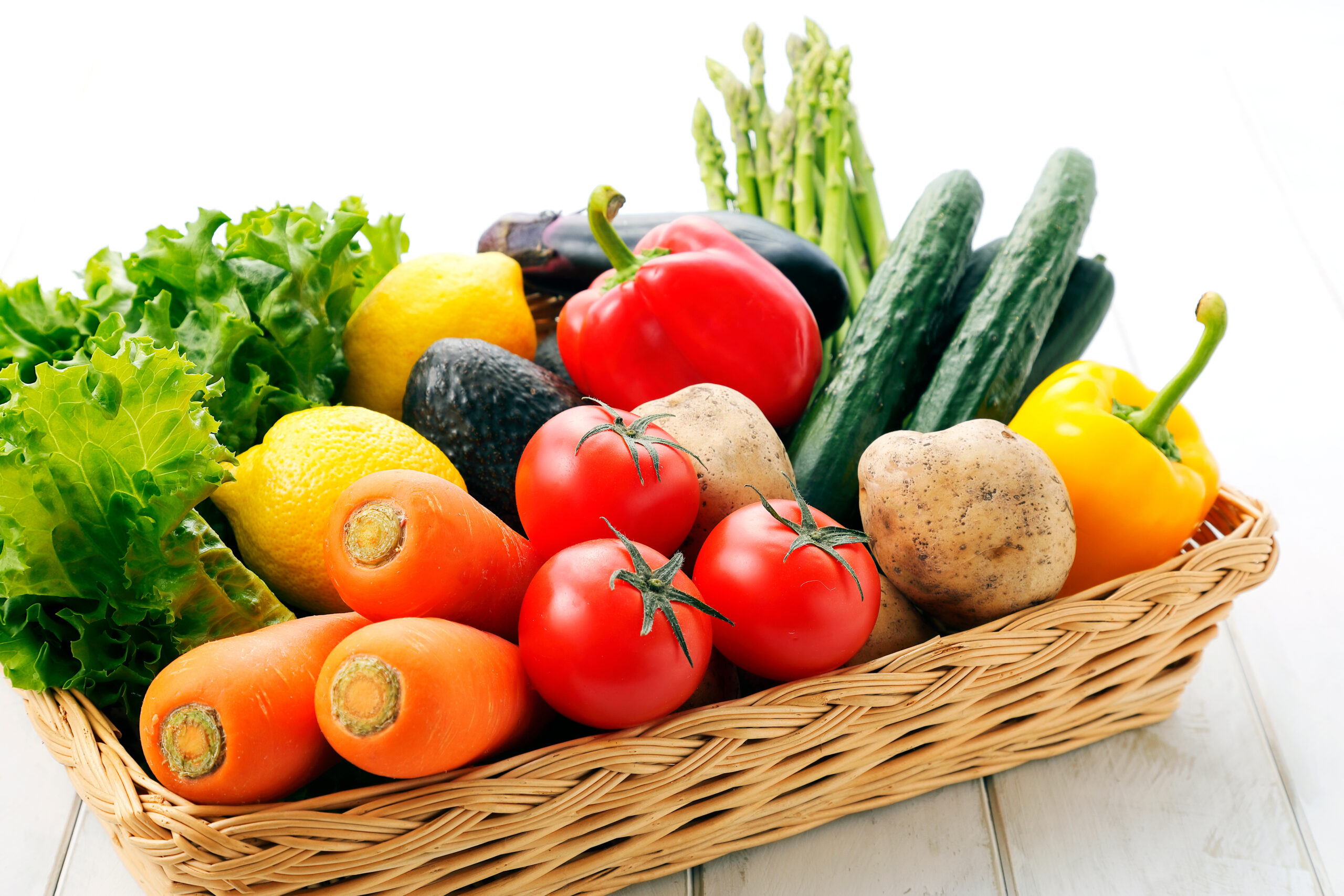 野菜　Vegetables on white background